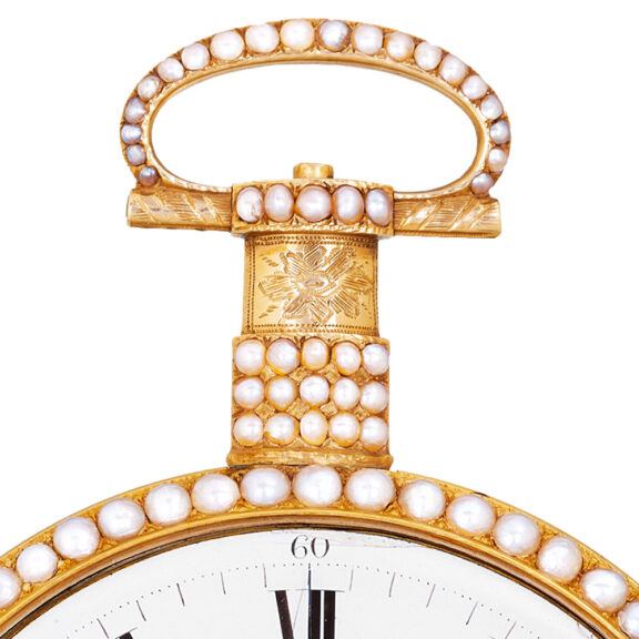 English gold enamel watch for the Chinese market Circa 1830 English gold enamel watch for the Chinese market Circa 1830