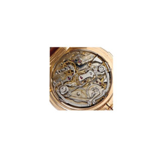 Swiss gold minute repeating watch with split second chronograph Circa 1890