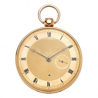 French 18k gold quarter repeating pocket watch Circa 1797