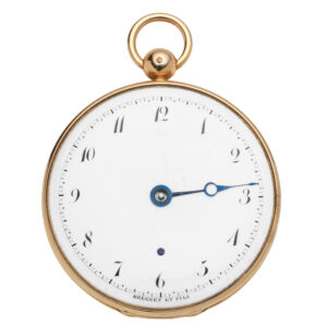 French gold open faced Souscription pocket watch Circa 1822