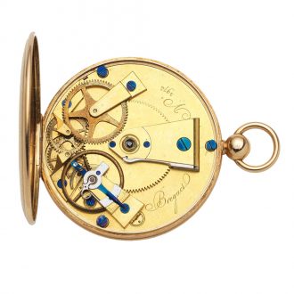 French gold open faced Souscription pocket watch Circa 1822