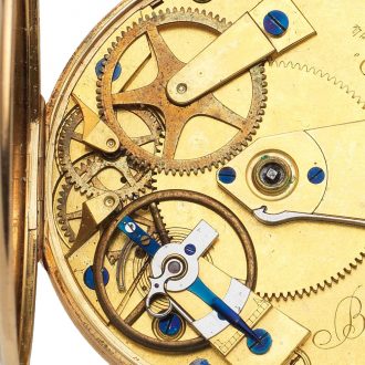 French gold open faced Souscription pocket watch Circa 1822