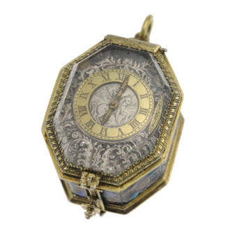 Early and rare French oval verge pendant watch Circa 1600