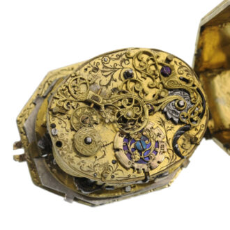 Early and rare French oval verge pendant watch Circa 1600