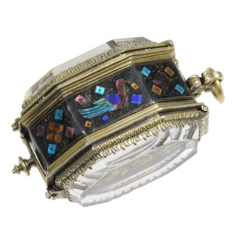 Early and rare French oval verge pendant watch Circa 1600