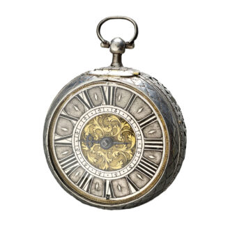 French silver self striking verge pocket watch Circa 1640