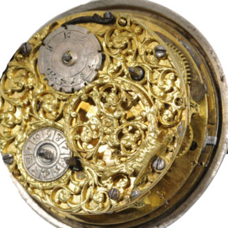 French silver self striking verge pocket watch Circa 1640