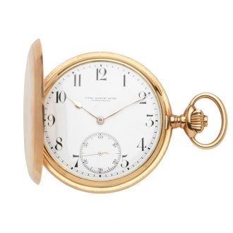 Swiss 14K gold Vacheron & Constantin pocket watch Circa 1918