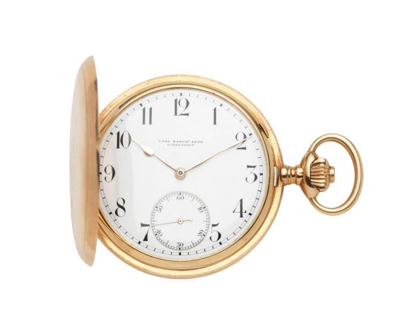 Swiss 14K gold Vacheron & Constantin pocket watch Circa 1918