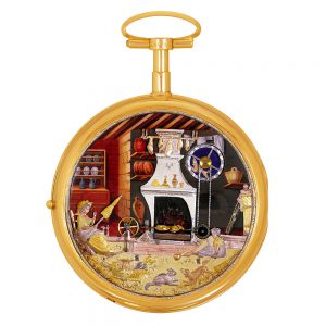 Important Swiss gold with seven automatons Circa 1815