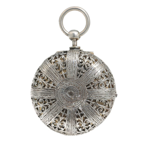 German silver verge pocket watch with alarm Circa 1675 German silver verge pocket watch with alarm Circa 1675