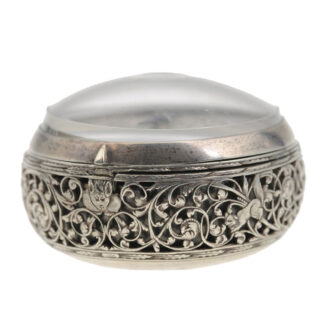 French silver verge pocket watch with alarm Circa 1685