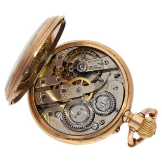 Swiss double-sided decorative calendar watch Circa 1880