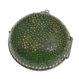 English pair cased verge with shagreen outer cover Circa 1660
