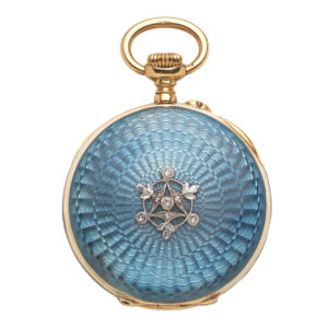 Swiss gold and enamel Patek Philippe pocket watch Circa 1910