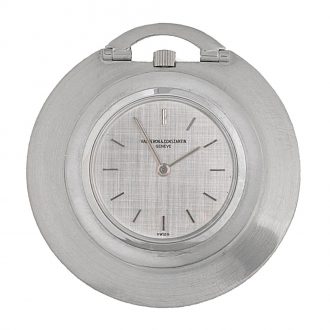 Fine Swiss 18 carat white gold keyless dress watch Circa 1970