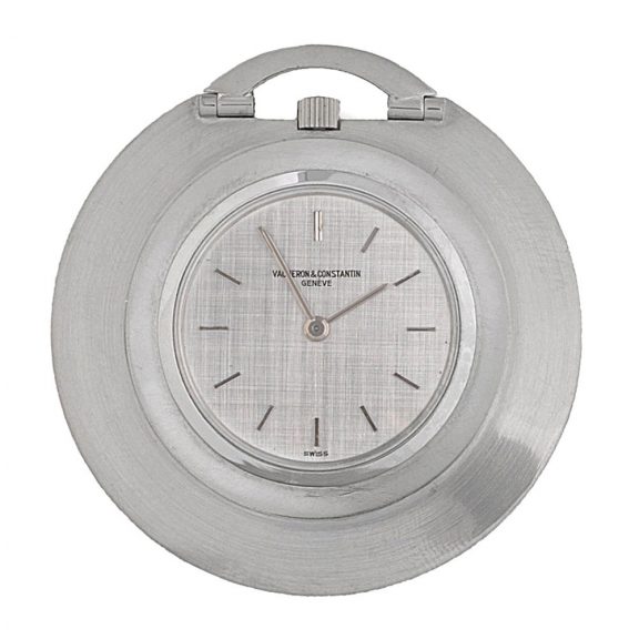 Fine Swiss 18 carat white gold keyless dress watch Circa 1970