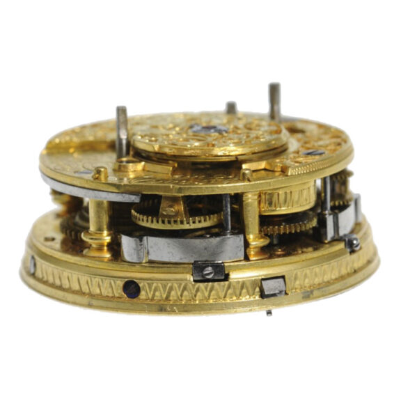 German silver repoussé quarter repeating watch Circa 1780 German silver repoussé quarter repeating watch Circa 1780