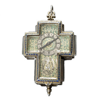 Swiss Renaissance style crucifix neck watch Circa 1880 Swiss Renaissance style crucifix neck watch Circa 1880