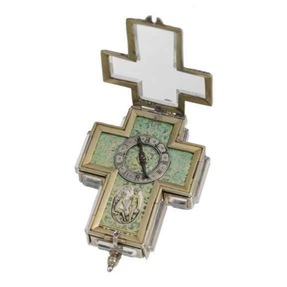 Swiss Renaissance style crucifix neck watch Circa 1880 Swiss Renaissance style crucifix neck watch Circa 1880