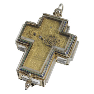 Swiss Renaissance style crucifix neck watch Circa 1880 Swiss Renaissance style crucifix neck watch Circa 1880