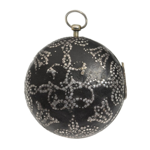 French silver verge watch with mock pendulum Circa 1710 French silver verge watch with mock pendulum Circa 1710