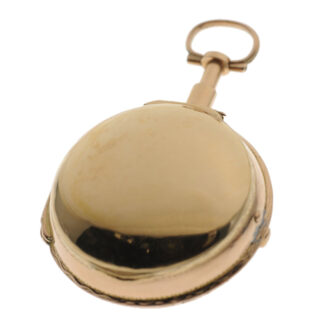 French gold repeating à toc et à tac verge watch Circa 1780
