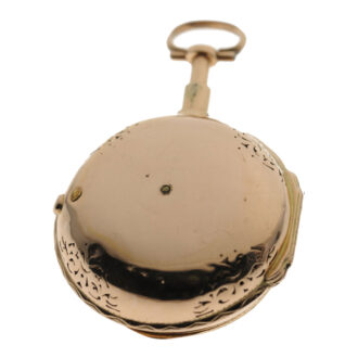 French gold repeating à toc et à tac verge watch Circa 1780