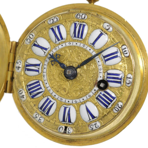 Heavy French decorative verge pocket watch Circa 1710 Heavy French decorative verge pocket watch Circa 1710