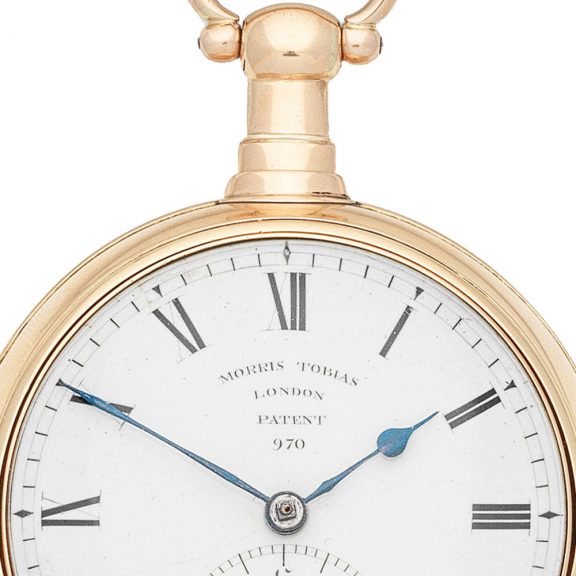 English 18K gold watch with rack lever escapement Circa 1812 English 18K gold watch with rack lever escapement Circa 1812
