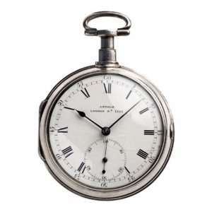 English silver pocket chronometer Circa 1800