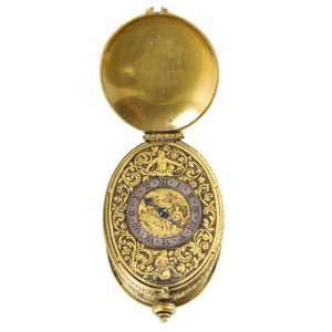 French brass pre balance spring Renaissance watch Circa 1640