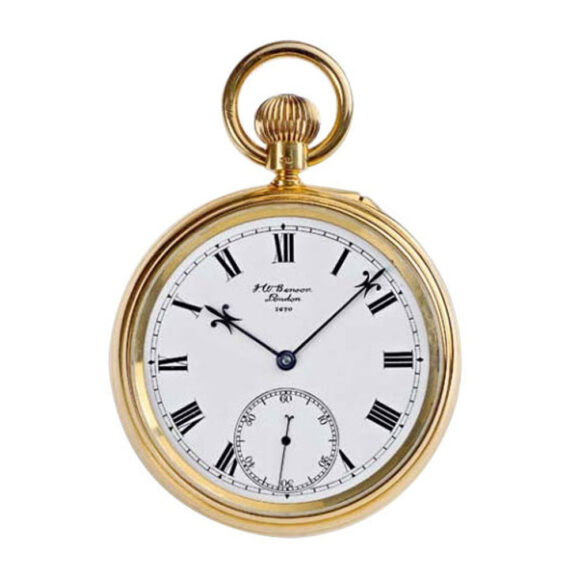 English precision pocket watch with minute tourbillon Circa 1899