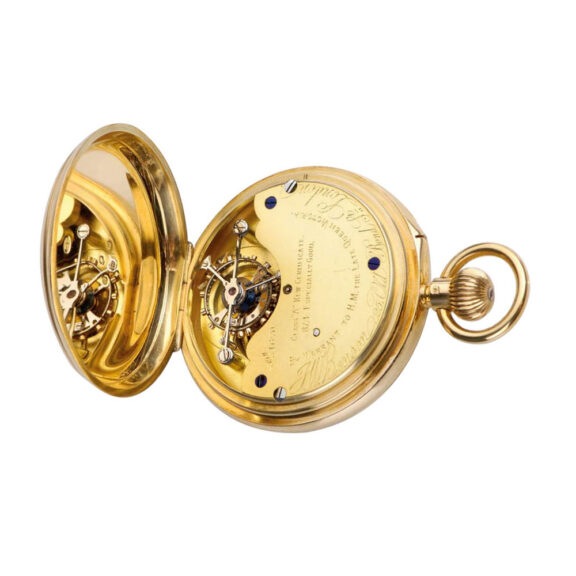 English precision pocket watch with minute tourbillon Circa 1899 English precision pocket watch with minute tourbillon Circa 1899