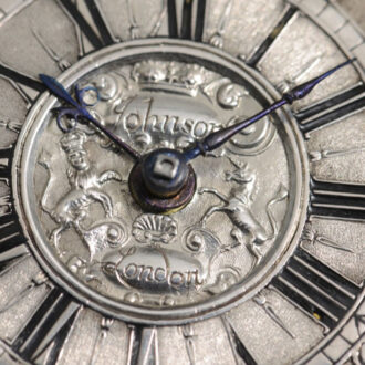 English silver pair cased verge pocket watch Circa 1690