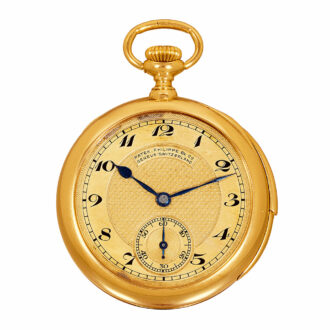 Swiss gold open faced minute repeating lady's Watch Circa 1915