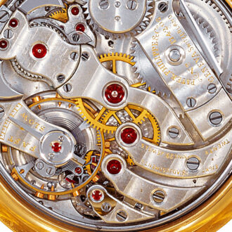 Swiss gold open faced minute repeating lady's Watch Circa 1915
