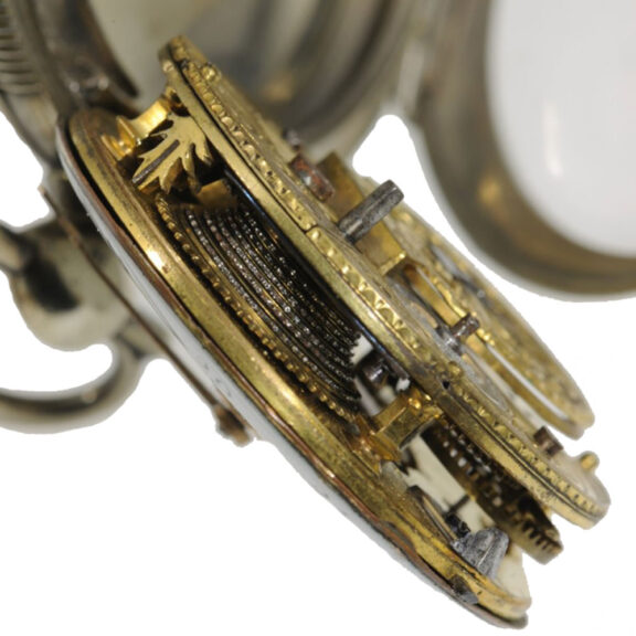German silver open faced verge pocket watch Circa 1800 German silver open faced verge pocket watch Circa 1800