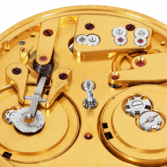 Swiss eight-day going watch with power reserve Circa 1850