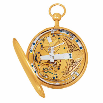 French gold quarter repeating self-winding watch Circa 1810French gold quarter repeating self-winding watch Circa 1810