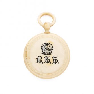 Extremely Russian watch entirely made of bone Circa 1865