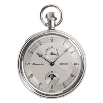 Swiss silver open faced heavy deck chronometer Circa 1997