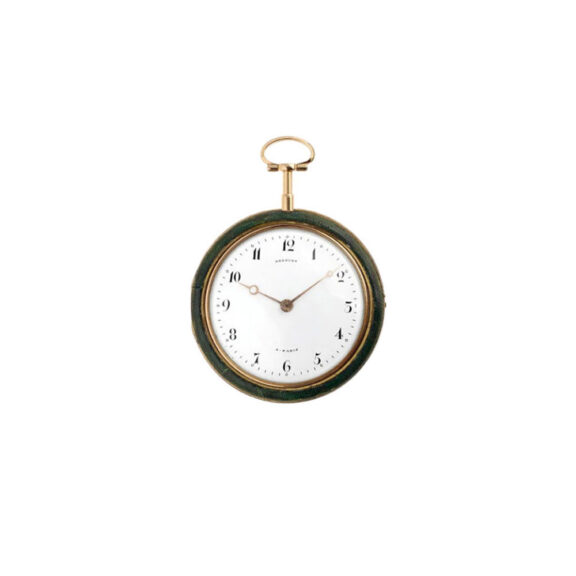 French gold quarter repeating watch with virgule escapement Circa 1791 French gold quarter repeating watch with virgule escapement Circa 1791