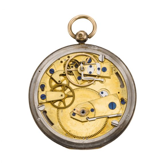 Rare and slim French hunting cased ruby cylinder watch Circa 1829 Rare and slim French hunting cased ruby cylinder watch Circa 1829
