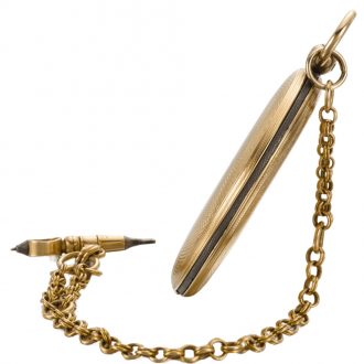 Rare and slim French hunting cased ruby cylinder watch Circa 1829