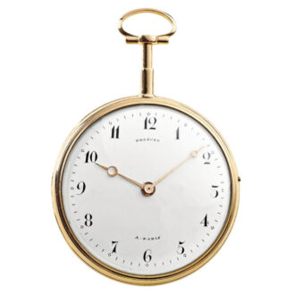 French gold quarter repeating watch with virgule escapement Circa 1791