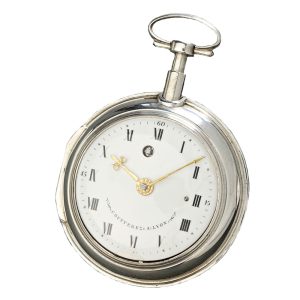 French silver quarter repeating pocket watch Circa 1780