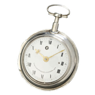 French silver quarter repeating pocket watch Circa 1780