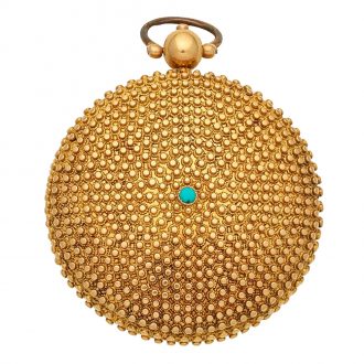 Austrian 18 carat gold key wind open faced pocket watch Circa 1800