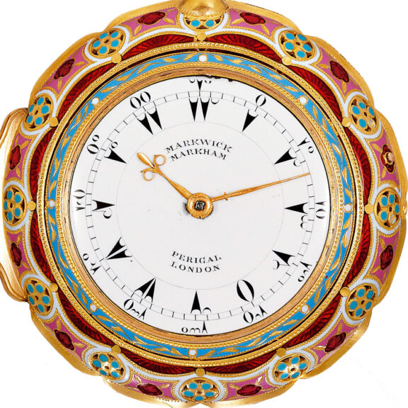 English gold triple-cased watch with quarter repeating Circa 1815 English gold triple-cased watch with quarter repeating Circa 1815
